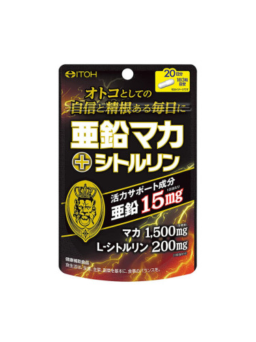 Цинк, мака + цитрулин 60 капсули | Itoh Kanpo