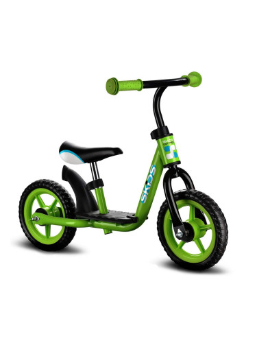 Детски велосипед Skids Control Стомана Зелен Найлон Cтепенки