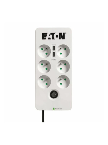 Защита от пренапрежение Eaton PB6TUF Бял