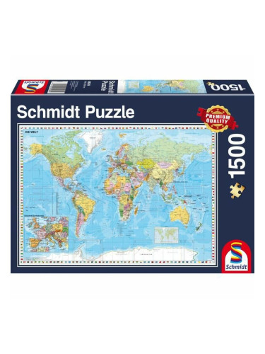 Пъзел Schmidt Spiele Iceland: Kirkjuffellsfoss  (1500 Части)