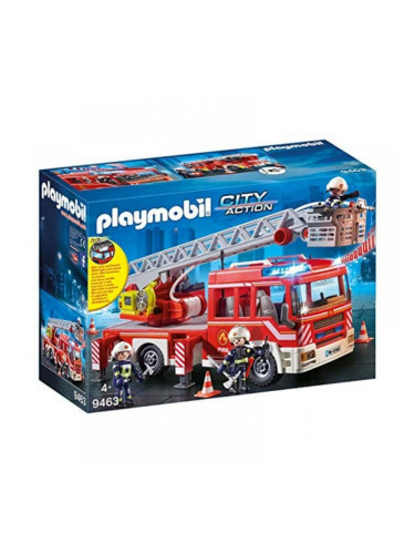 Игра Комплект Превозни Средства City Action Playmobil 9463 (14 pcs) Пожарникарски Камион