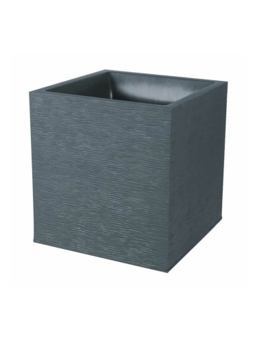 Саксия EDA Квадратек Тъмно сив (39 x 39 x 43 cm)