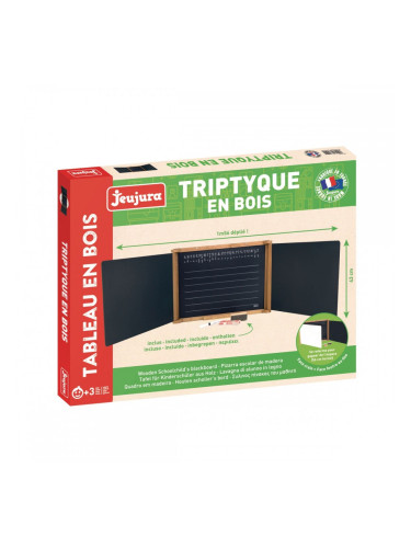 Двустранна Шистова Дъска Jeujura Wooden Triptych