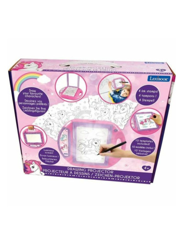 Комплект за Рисуване Lexibook Unicorn Drawing Projector
