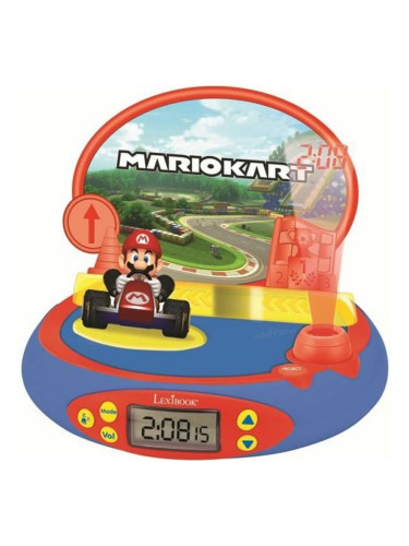 Будилник Lexibook Mario Kart Проектор Със звук