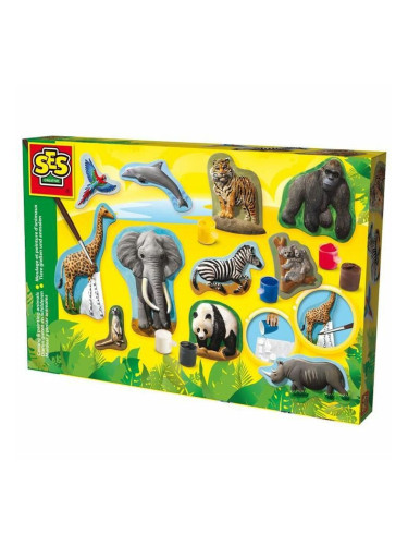 Игра от Пластелин SES Creative Molding and Painting - Animals