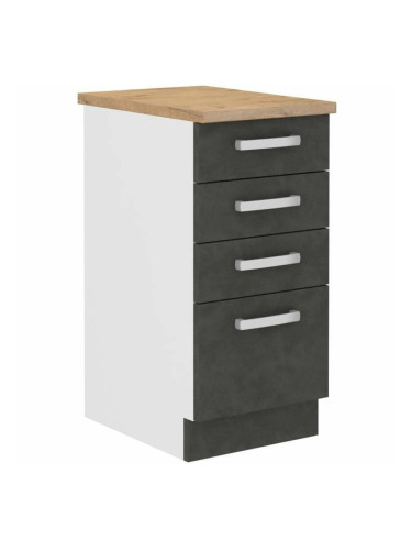 Помощна мебел 60 x 40 x 80,4 cm Сив