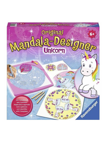 Картини за Оцветяване Ravensburger Design Unicorn Mandala