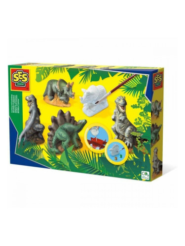 Занаятчийска игра SES Creative   Комплект за формоване Динозаври