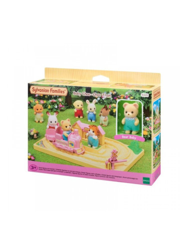 Playset Sylvanian Families The Chu-Chu Train and Baby Bear