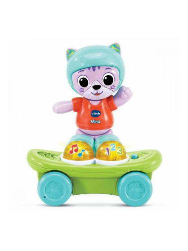 Образователна Игра Vtech Baby MINA, MON CHAT ROULI'GOLO Многоцветен (1 Части)