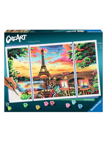 Картини за Оцветяване Ravensburger Paris Reflections 80 x 50 cm 4 броя