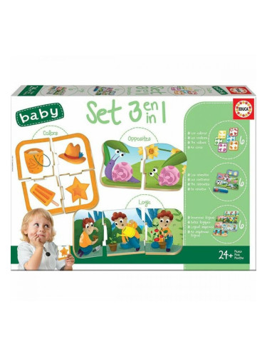 Пъзел Educa 3 в 1 Многоцветен
