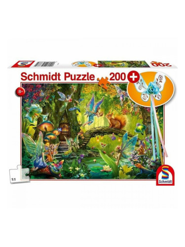 Пъзел Schmidt Spiele Fairies in the Forest 200 Части