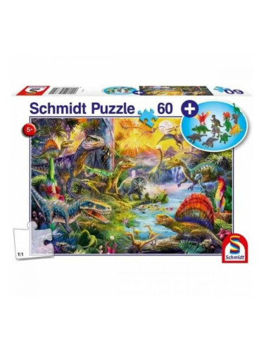 Пъзел Schmidt Spiele Dinosaurs Фигурки 60 Части