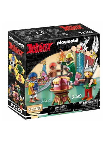 Playset Playmobil Asterix: Amonbofis and the poisoned cake 71268 24 Части