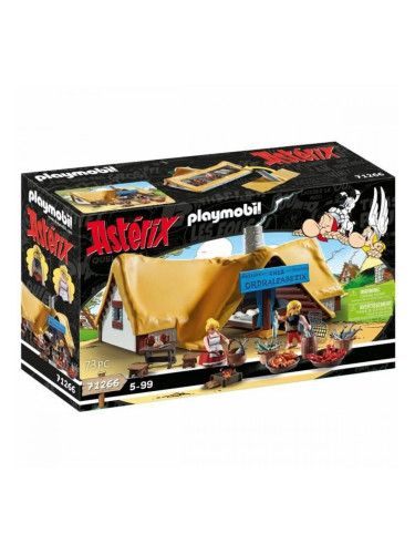 Playset Playmobil Astérix: Ordralfabetix Hut 71266 73 Части