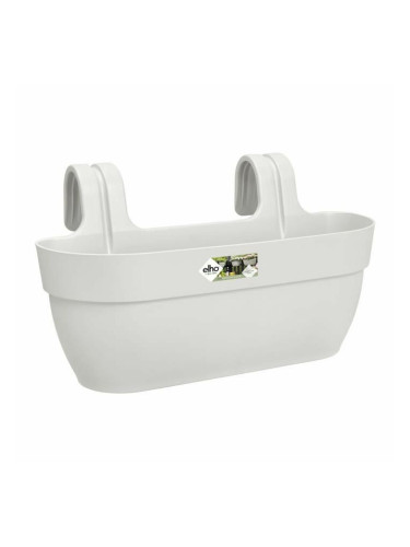 Висяща саксия Elho Бял Пластмаса Квадратен Модерен 24 x 46 x 26,5 cm