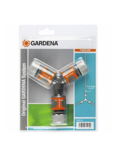 конектор Gardena 18287-20 Троен Напоителна система Ø 15 mm