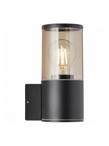 Аплик за стена Brilliant Sergioro Навън E27 Черен 20 W