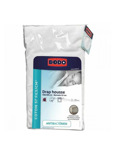 Чаршаф с ластик DODO 140 x 190 cm Бял