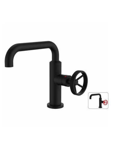 Смесител Rousseau индустриален Матово черно Метал