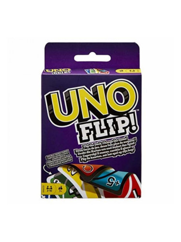 Настолна игра Mattel UNO Flip