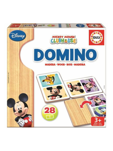 Домино Educa Mickey Дървен (28 pcs)