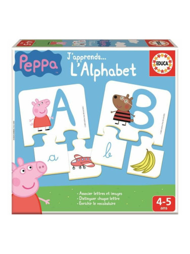 Образователна Игра Educa PEPPA PIG Abc (FR) Многоцветен (1 Части)