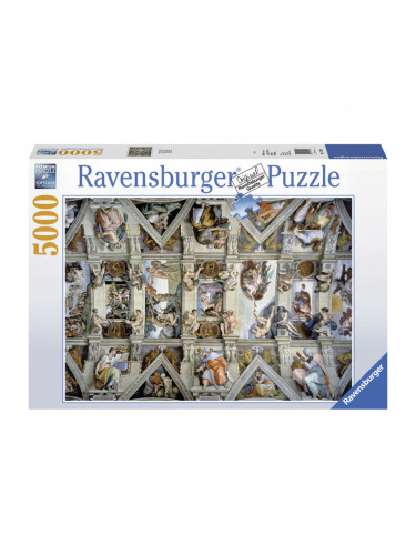 Пъзел Ravensburger 17429 The Sistine Chapel - Michelangelo 5000 Части