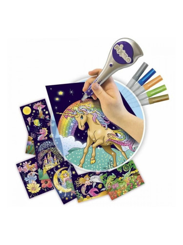 Занаятчийска игра Lansay Pixelo Coloring game Metal box (FR)