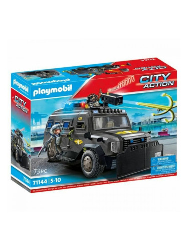 Комплект играчки Playmobil Police car City Action Пластмаса