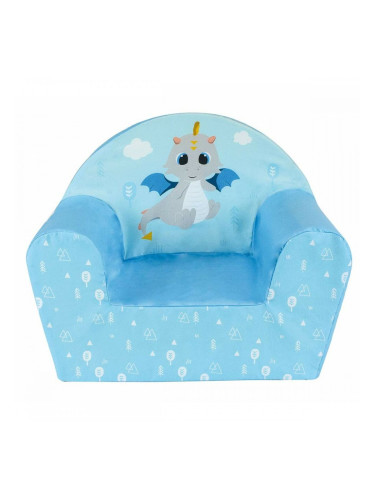 Фотьойл Fun House LEON LE DRAGON Син Пяна 42 x 52 x 33 cm