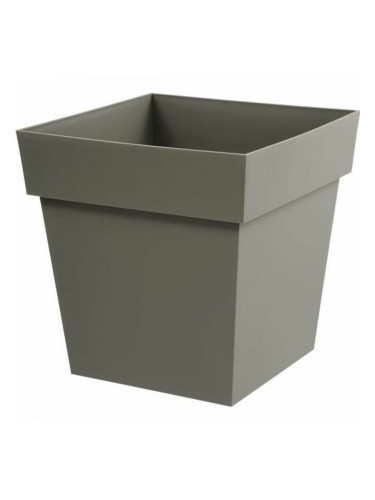 Саксия EDA Tuscan  Тъмнокафяв полипропилен Квадратек 39 x 39 x 39 cm