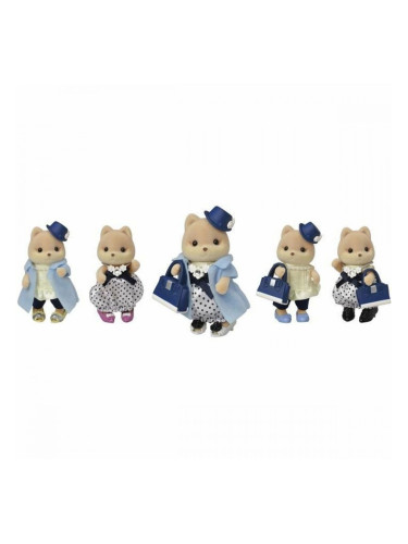 Playset Sylvanian Families Fashion and big sister caramel dog suitcase For Children