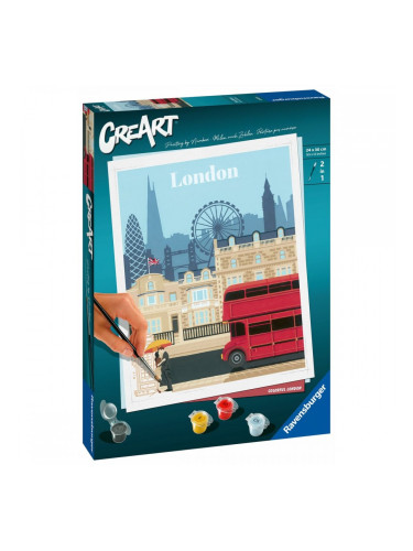 Комплект Рисуване по Числа Ravensburger London