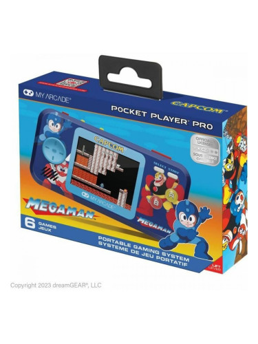 Преносима Конзола за Игра My Arcade Pocket Player PRO - Megaman Retro Games Син