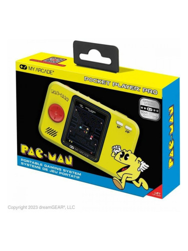 Преносима Конзола за Игра My Arcade Pocket Player PRO - Pac-Man Retro Games Жълт