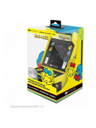 Преносима Конзола за Игра My Arcade Micro Player PRO - Pac-Man Retro Games Жълт