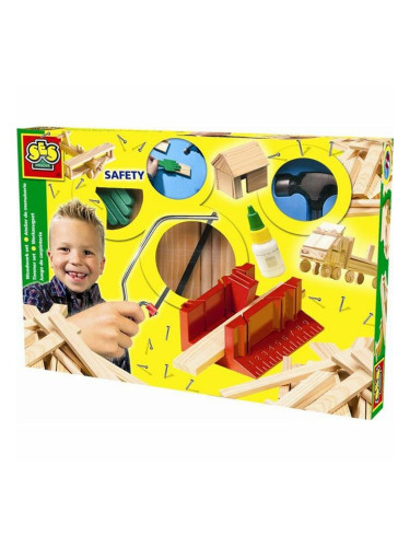 Дървена Игра  SES Creative  Joinery workshop Дървен (29 Части)