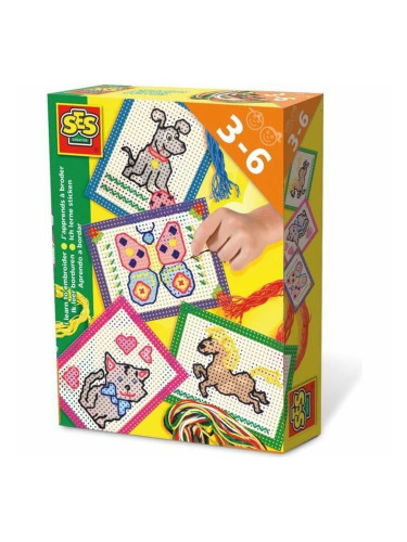 Образователна Игра SES Creative I'm learning to embroider (FR)