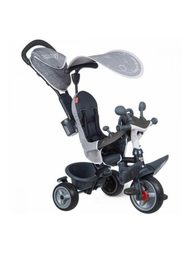 Триколка Smoby Baby Driver Plus Сив