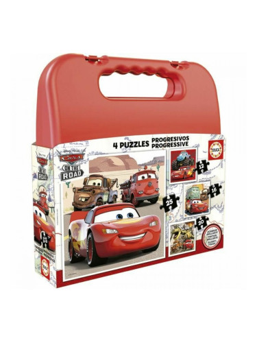 Комплект от 4 Пъзела Cars On the Road 73 Части