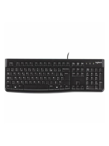Клавиатура Logitech K120 Черен френски AZERTY
