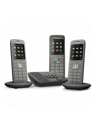 Безжичен телефон Gigaset CL660A Trio Сив