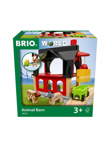 Комплект играчки Ravensburger Animal barn Дървен