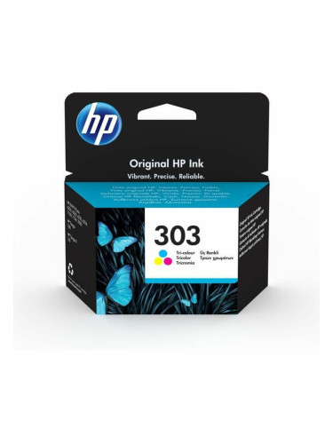 Оригиална касета за мастило HP 303 Пурпурен цвят Жълт Синьо-зелен Трицветен Циан/Магента/Жълт