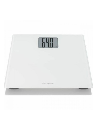 Електронен кантар за баня Medisana XL 470 Бял калено стъкло