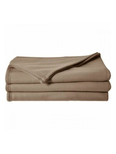 Одеяло Poyet  Motte 100 % полиестер Кафяв 220 x 240 cm