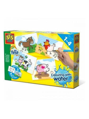 Картини за Оцветяване SES Creative Colouring with Water